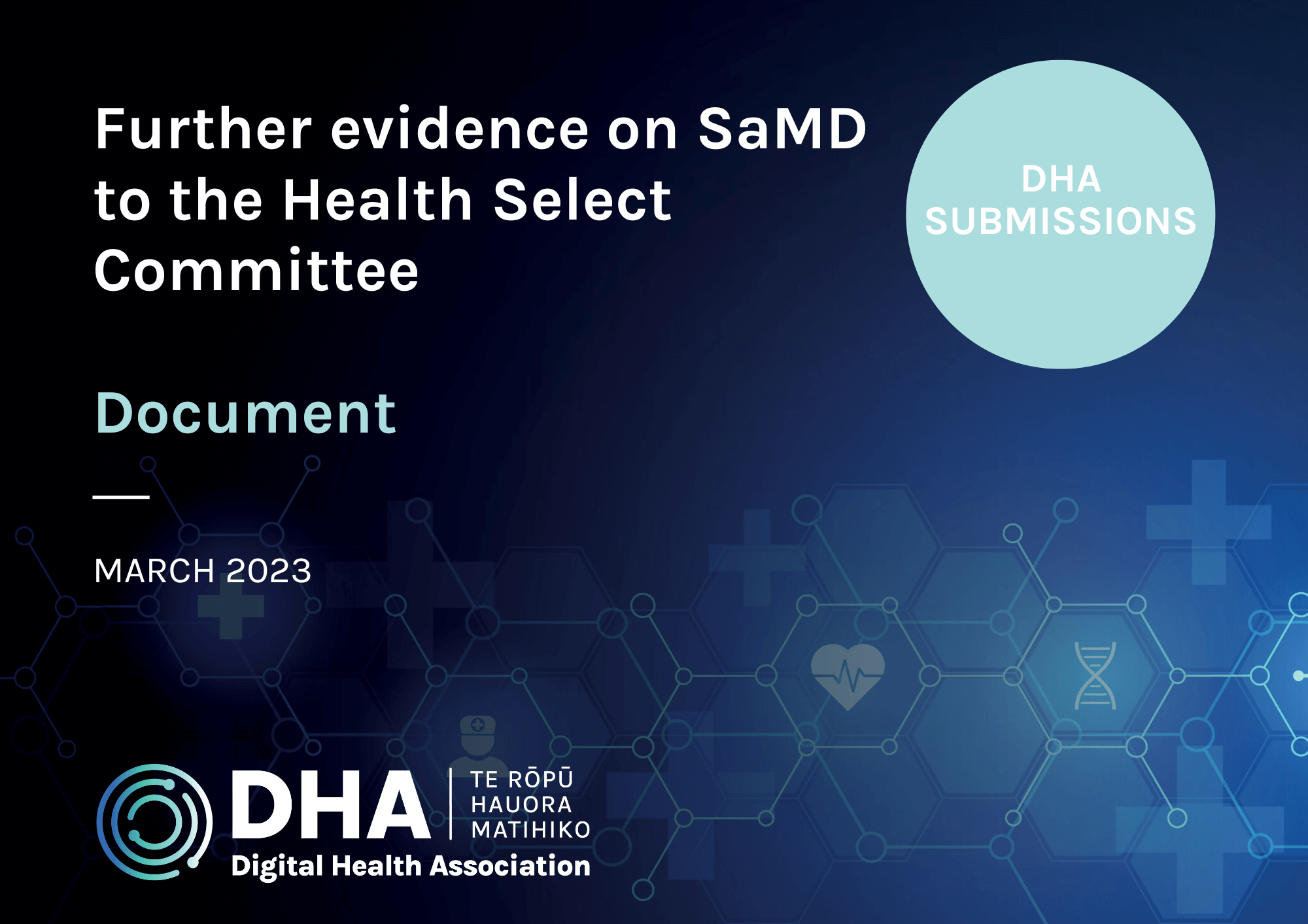 Further evidence on SaMD to the Health Select Committee