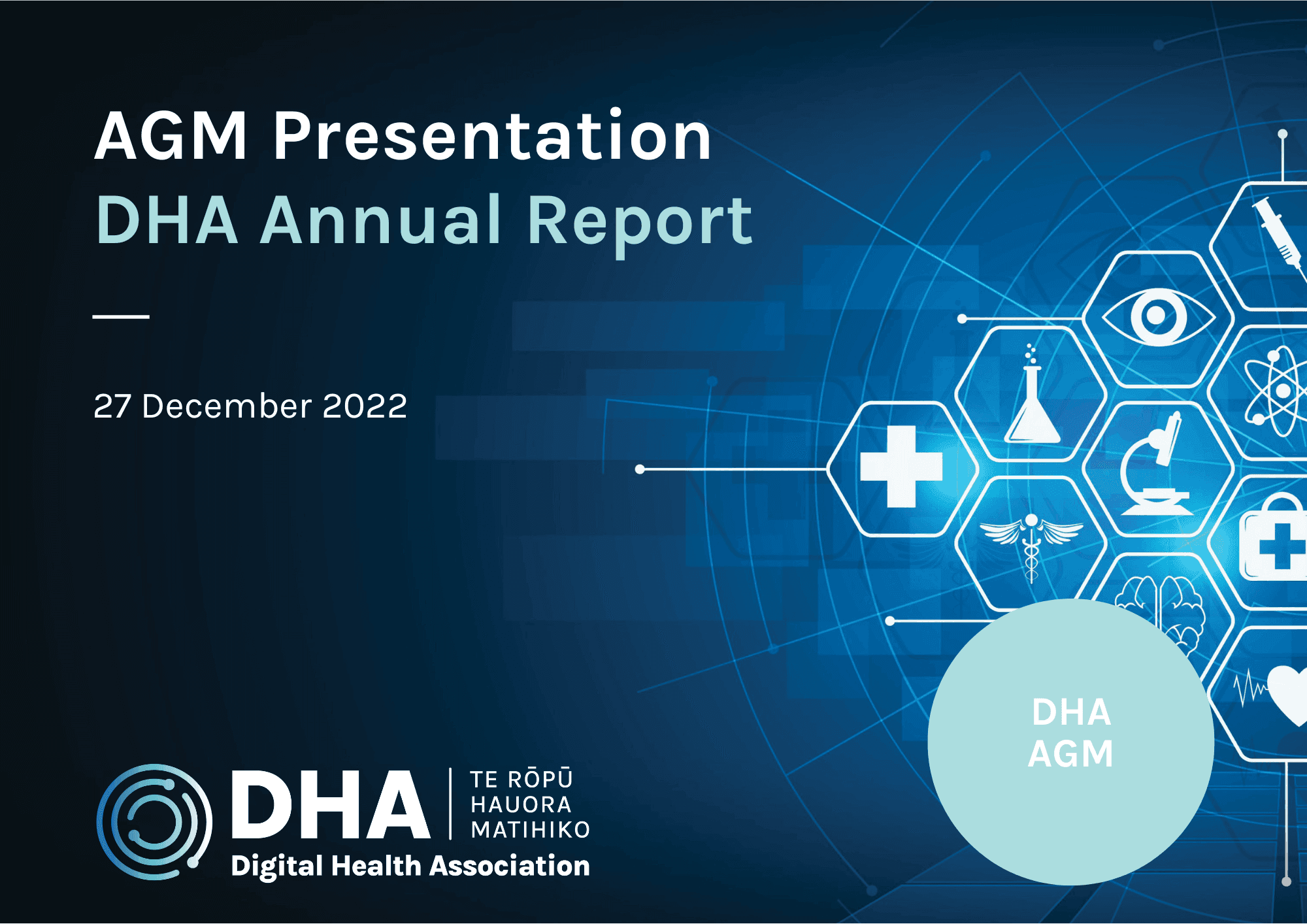 2022 AGM Presentation – DHA Annual Report