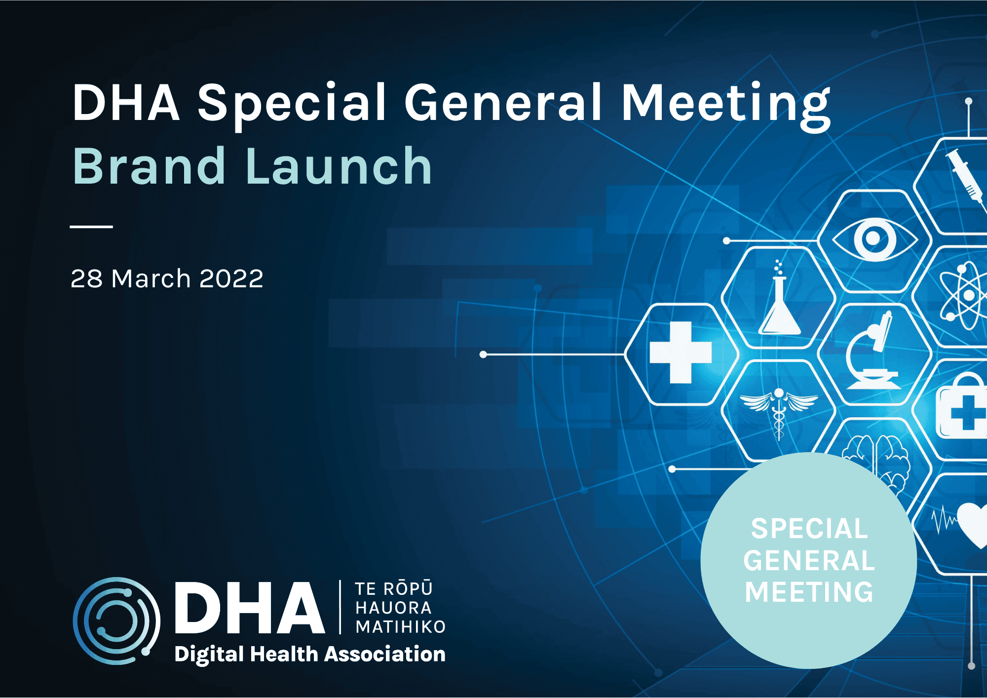 DHA Special General Meeting – Brand Launch