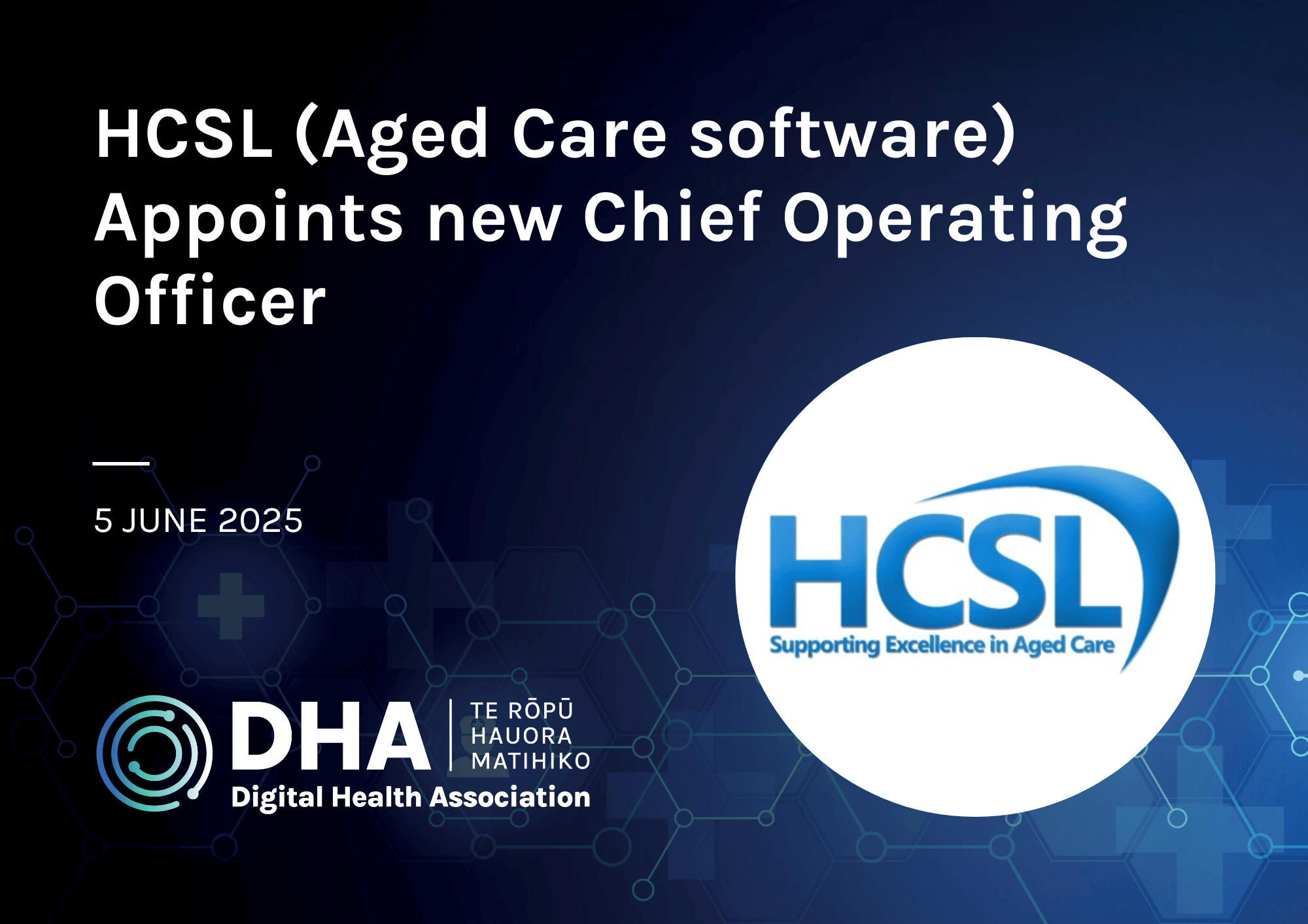 HCSL (Aged Care software) Appoints new Chief Operating Officer