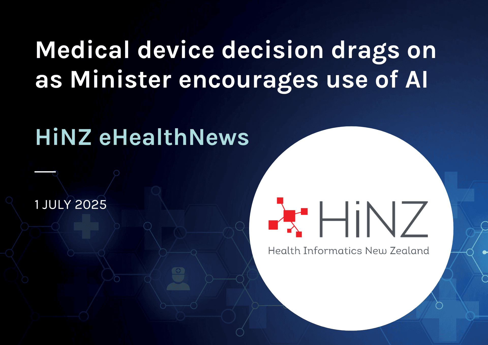 Medical device decision drags on as Minister encourages use of AI