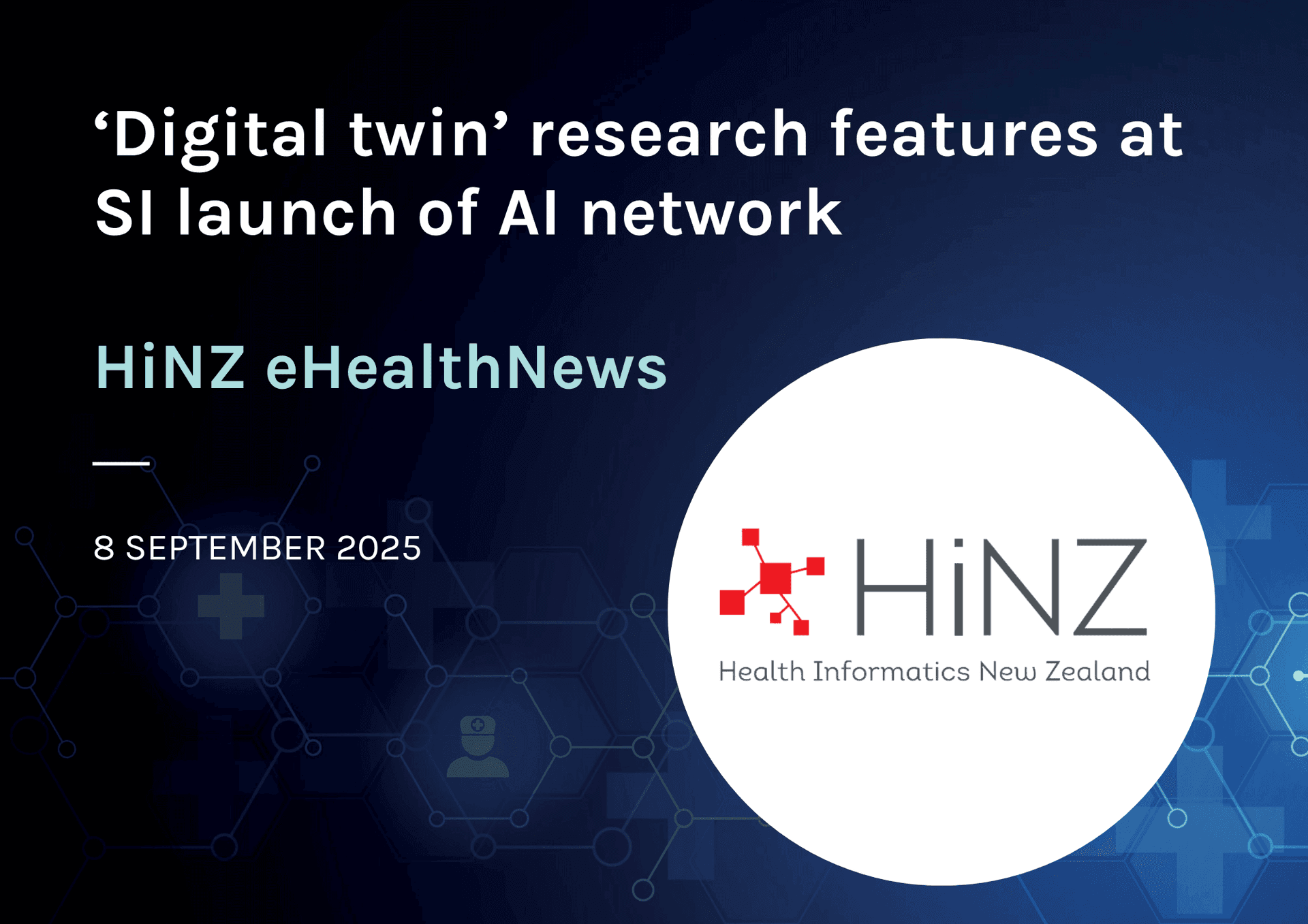 ‘Digital twin’ research features at SI launch of AI network