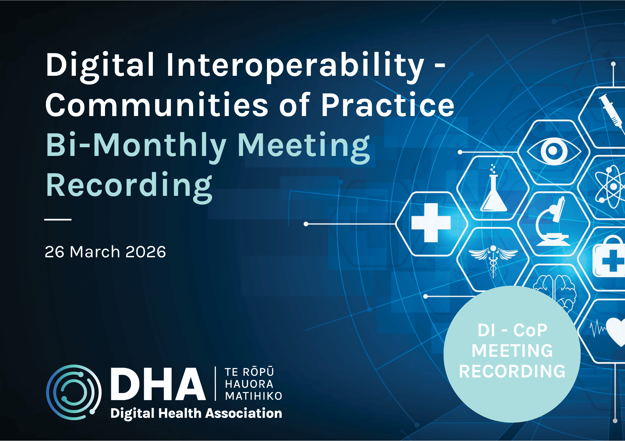 Digital Interoperability – Community of Practice – Recording – 26 March 2026