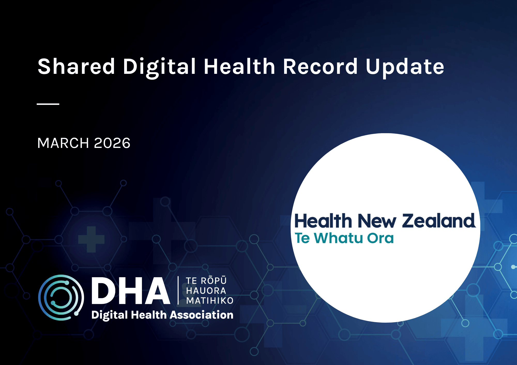 Shared Digital Health Record Update March 2026