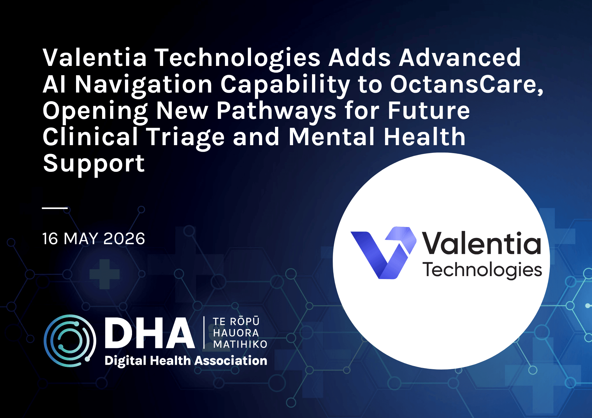 Valentia Technologies Adds Advanced AI Navigation Capability to OctansCare, Opening New Pathways for Future Clinical Triage and Mental Health Support