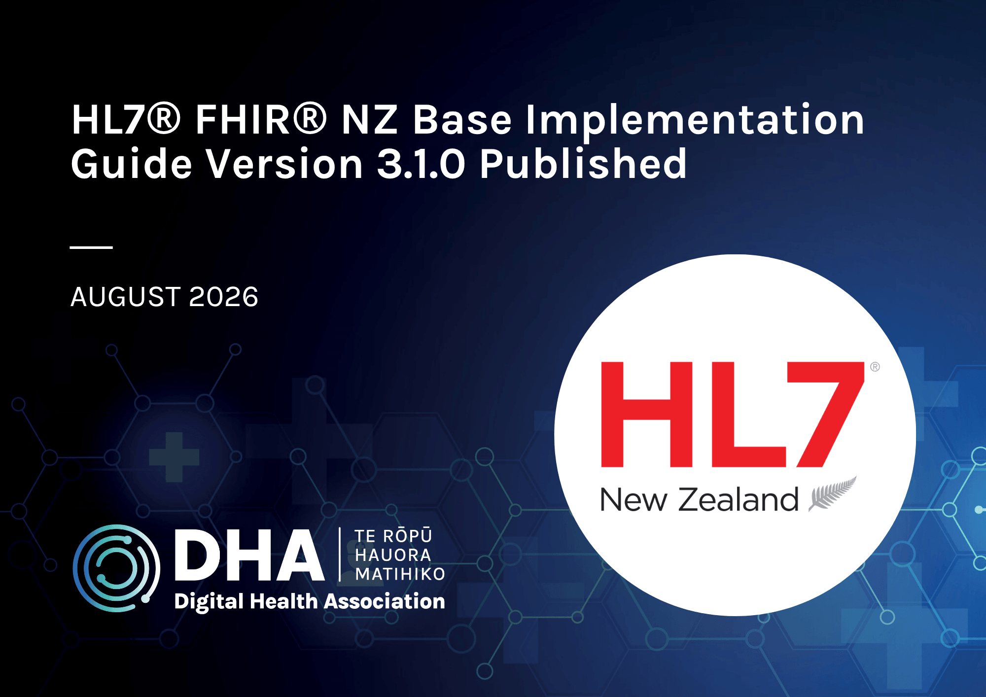 HL7® FHIR® NZ Base Implementation Guide Version 3.1.0 Published