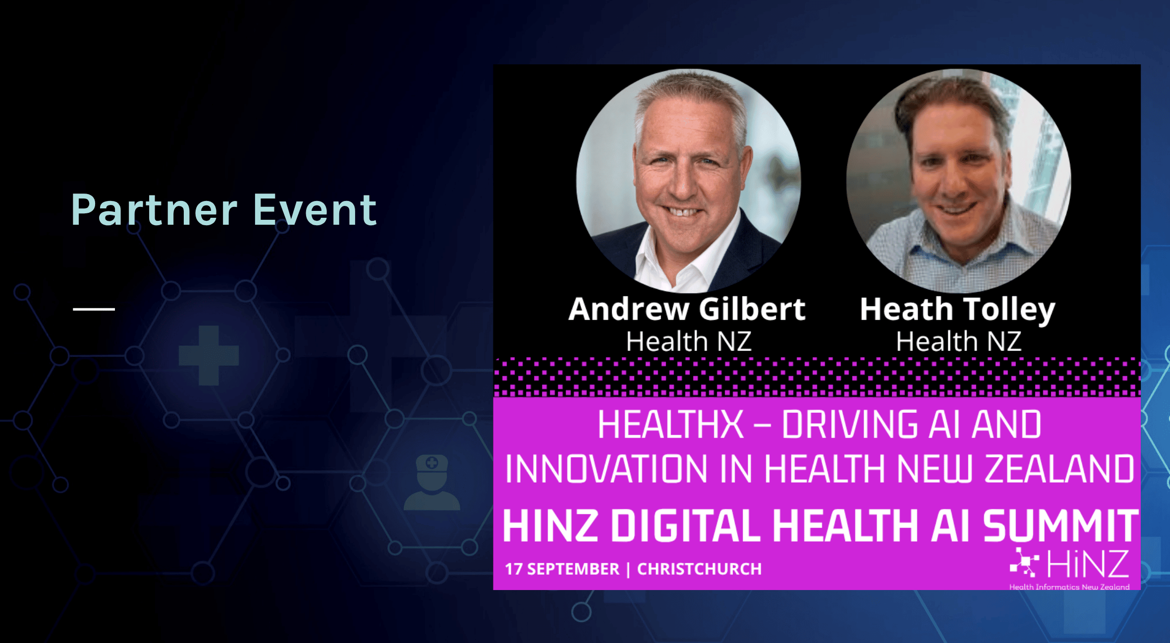HiNZ Digital Health AI Summit – security and equity by design